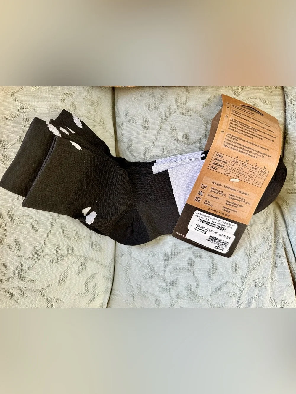 NWT Bontrager Race 2.5 Cycling Socks